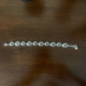 Brighton Silver Swirl Bracelet